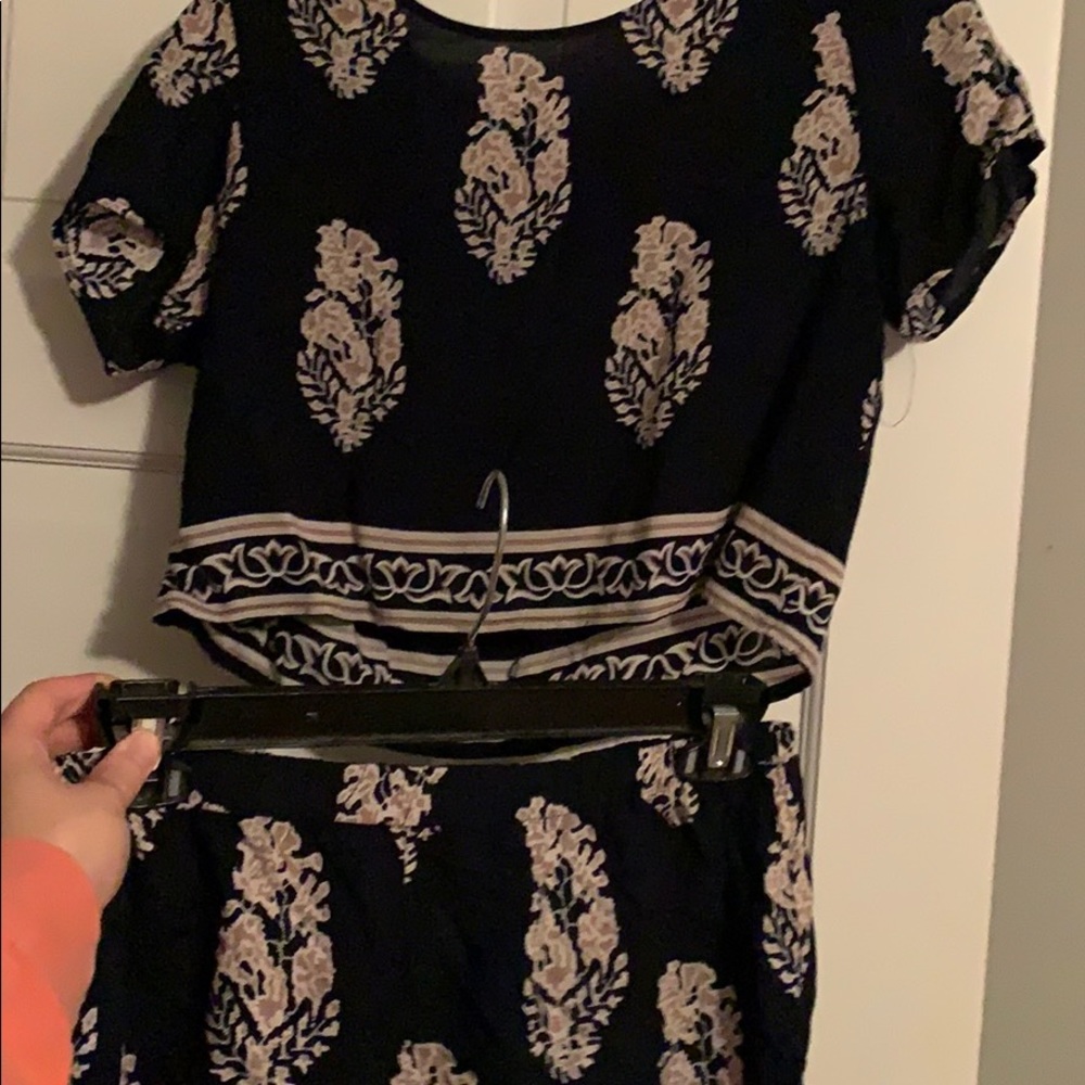 2 piece romper set